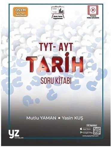 YZ Yayınları YKS TYT AYT Tarih Soru Bankası YZ Yayınları