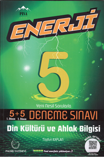 Palme 5. Sınıf Din Kültürü ve Ahlak Bilgisi Enerji 5+5 Deneme Palme Yayınları