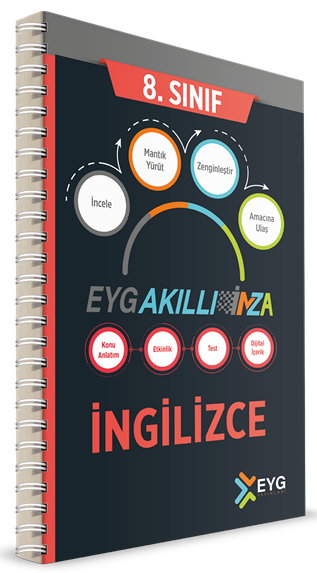 EYG Yayınları 8. Sınıf İngilizce İMZA Akıllı Defter EYG Yayınları