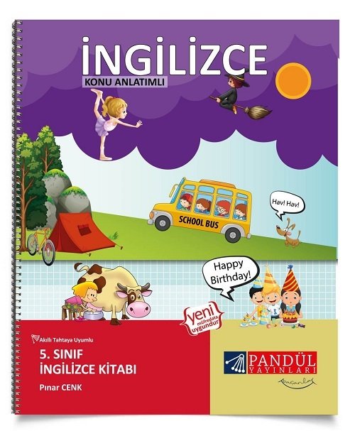 Pandül 5. Sınıf İngilizce Kitabı Konu Anlatımlı Pandül Yayınları