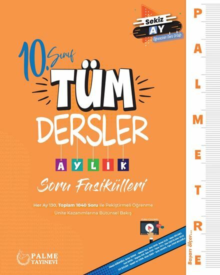 Palme 10. Sınıf Tüm Dersler Palmetre Aylık Soru Fasikülleri Palme Yayınları