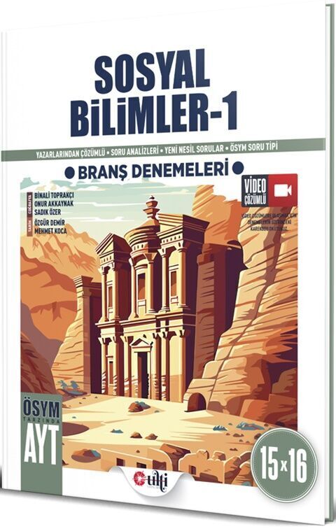 Ulti Yayınları YKS AYT Sosyal Bilimler-1 15x16 Deneme Ulti Yayınları