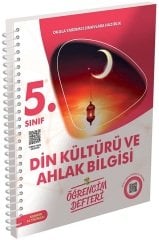 Murat 5. Sınıf Din Kültürü ve Ahlak Bilgisi Öğrencim Defteri Murat Yayınları