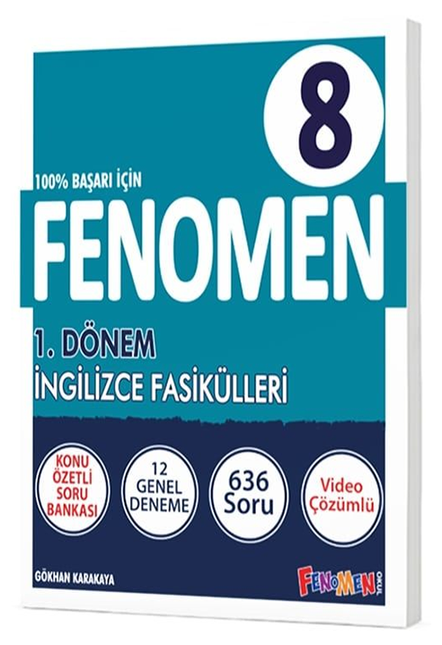 Gama 2023 8. Sınıf LGS İngilizce 1. Dönem Fenomen 12 Deneme Gama Yayınları