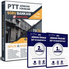 Liyakat 2024 PTT Şeflik ve Başpostacı Nokta Atışı Soru Bankası ve 2 Deneme Liyakat Yayınları