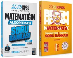 Benim Hocam + İndeks 2025 KPSS Matematik Soru Bankası 2 li Set - İlyas Güneş Benim Hocam + İndeks Akademi Yayınları