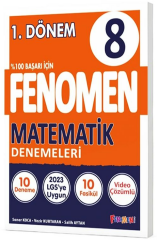 Gama 2023 8. Sınıf LGS Matematik 1. Dönem Fenomen 10 Deneme Gama Yayınları