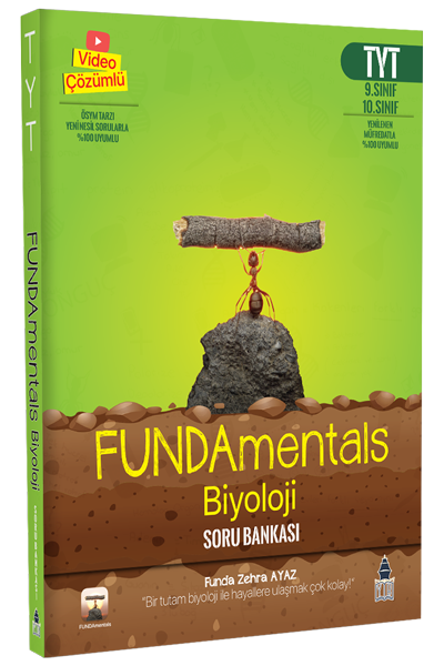 Fundamentals YKS TYT Biyoloji Soru Bankası Video Çözümlü Fundamentals