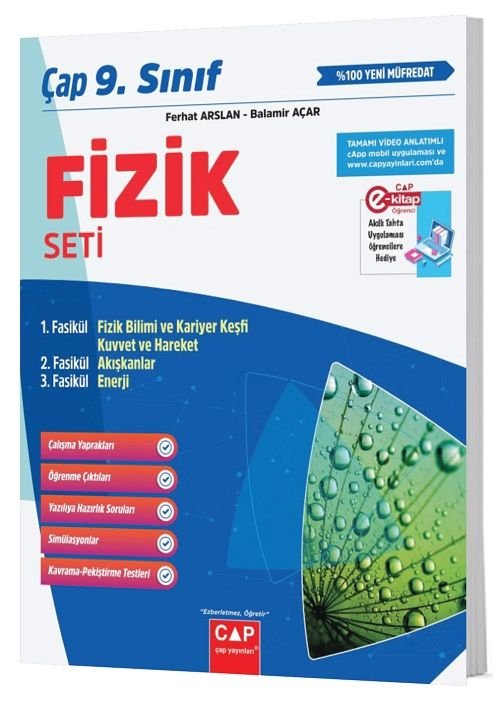 Çap Yayınları 9. Sınıf Fizik Seti Çap Yayınları