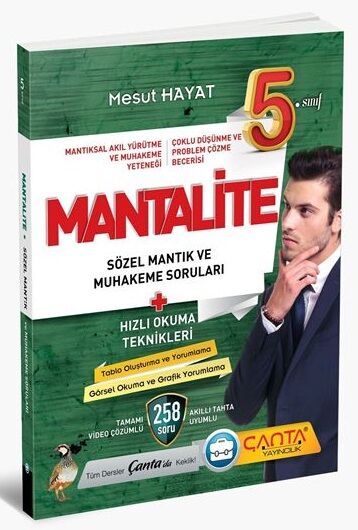 Çanta 5. Sınıf Mantalite Yeni Nesil Sözel Mantık ve Muhakeme Soruları Çanta Yayınları