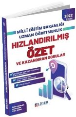 Lider MEB ÖKBS Uzman Öğretmenlik Hızlandırılmış Özet ve Kazandıran Sorular Lider Yayınları