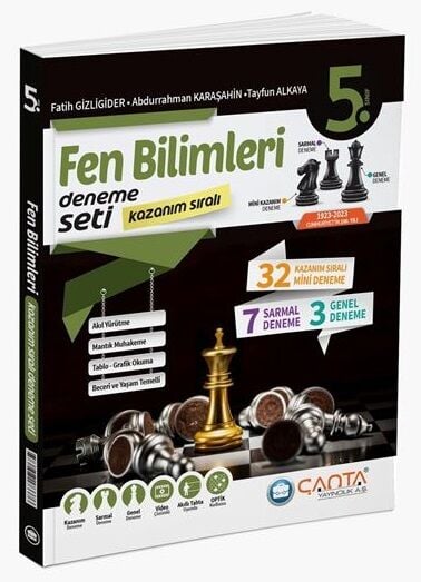 Çanta 5. Sınıf Fen Bilimleri Kazanım Sıralı Deneme Seti Çanta Yayınları