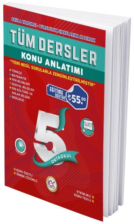 İlk Önce 5. Sınıf Tüm Dersler Konu Anlatımı İlk Önce Yayınları