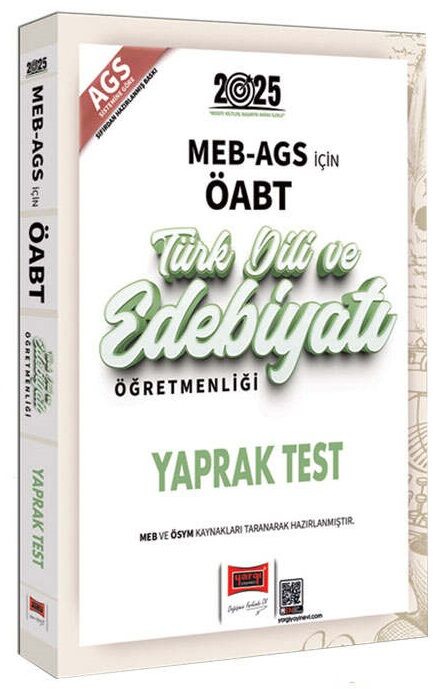 Yargı 2025 ÖABT MEB-AGS Türk Dili ve Edebiyatı Öğretmenliği Yaprak Test Yargı Yayınları