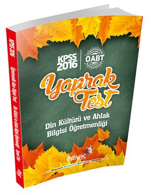 SÜPER FİYAT - İhtiyaç ÖABT Din Kültürü ve Ahlak Bilgisi Öğretmenliği Yaprak Test İhtiyaç Yayıncılık