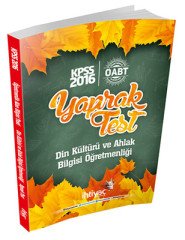 SÜPER FİYAT - İhtiyaç ÖABT Din Kültürü ve Ahlak Bilgisi Öğretmenliği Yaprak Test İhtiyaç Yayıncılık