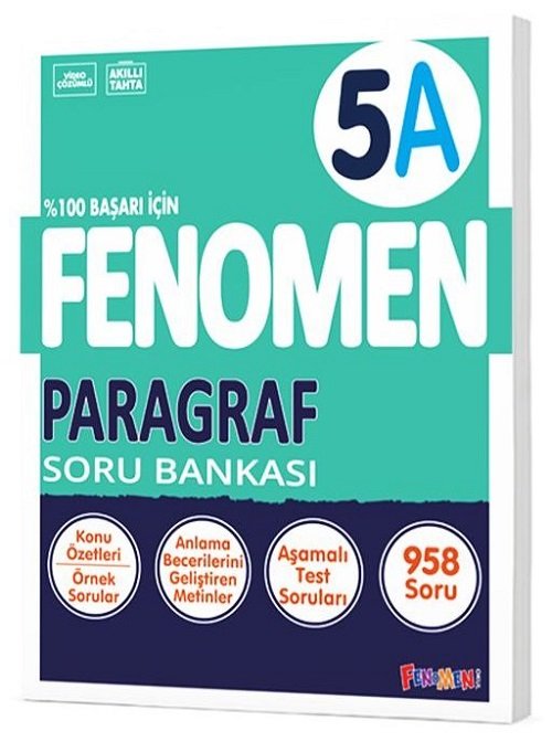 Gama 5. Sınıf Paragraf Fenomen A Soru Bankası Gama Yayınları