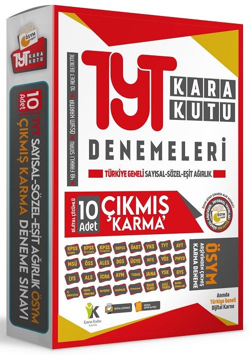 İnformal YKS TYT Türkiye Geneli Çıkmış Karma 10 Deneme Dijital Çözümlü İnformal Yayınları