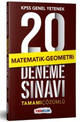 SÜPER FİYAT - Yediiklim 2019 KPSS Matematik-Geometri 20 Deneme Çözümlü Yediiklim Yayınları