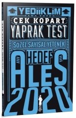 Yediiklim 2020 ALES Yaprak Test Çek Kopart Yediiklim Yayınları