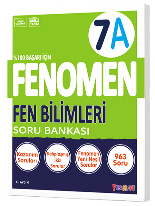 Gama 7. Sınıf Fen Bilimleri Fenomen A Soru Bankası Gama Yayınları