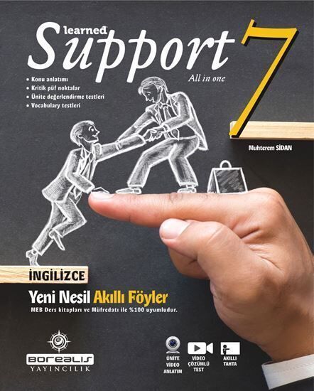 Borealis 7. Sınıf İngilizce Learned Support Akıllı Föyler Borealis Yayıncılık