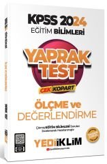 SÜPER FİYAT - Yediiklim 2024 KPSS Eğitim Bilimleri Ölçme Değerlendirme Yaprak Test Çek Kopart Yediiklim Yayınları