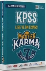 Master Karma 2020 KPSS Lise Ön Lisans 7 Deneme Dijital Çözümlü Master Karma Yayınları