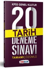 SÜPER FİYAT - Yediiklim 2019 KPSS Tarih 20 Deneme Çözümlü Yediiklim Yayınları