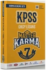 Master Karma 2020 KPSS Genel Yetenek Genel Kültür 7 Deneme Dijital Çözümlü Master Karma Yayınları