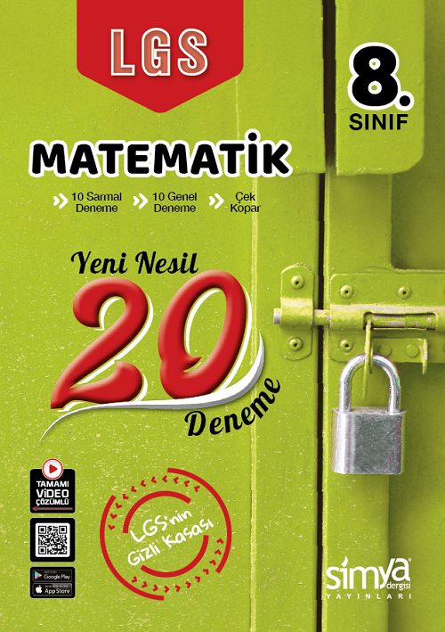 Simya 8. Sınıf LGS Matematik 20 Deneme Simya Yayınları