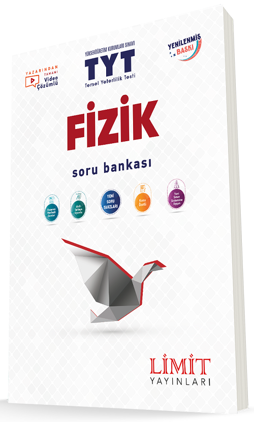 Limit YKS TYT Fizik Soru Bankası Video Çözümlü Limit Yayınları