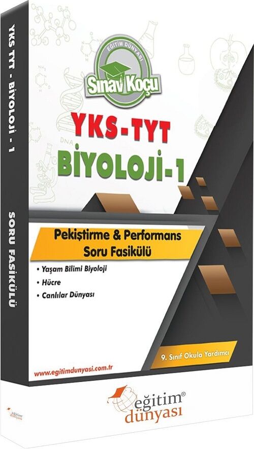 SÜPER FİYAT - Eğitim Dünyası YKS TYT 9. Sınıf Biyoloji-1 Sınav Koçu Soru Fasikülü Eğitim Dünyası Yayınları