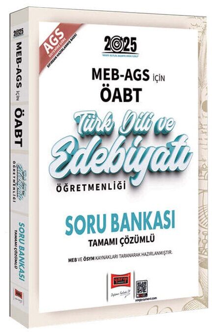 Yargı 2025 ÖABT MEB-AGS Türk Dili ve Edebiyatı Öğretmenliği Soru Bankası Çözümlü Yargı Yayınları