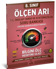 Arı Yayınları 8. Sınıf LGS Ölçen Arı TC İnkılap Tarihi ve Atatürkçülük Soru Bankası Arı Yayınları