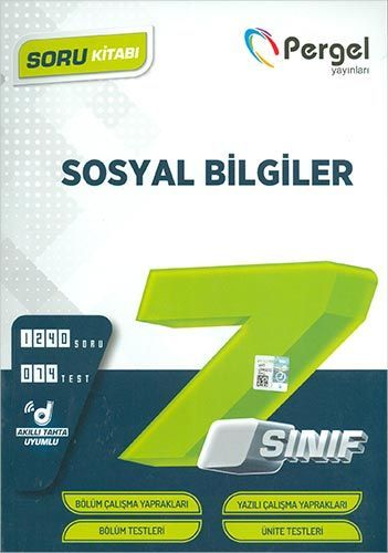 Pergel 7. Sınıf Sosyal Bilgiler Soru Kitabı Pergel Yayınları