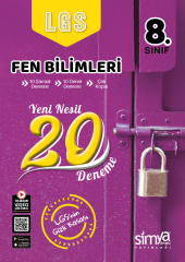 Simya 8. Sınıf LGS Fen Bilimleri 20 Deneme Simya Yayınları