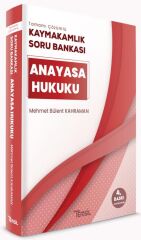 Temsil Kaymakamlık Anayasa Hukuku Soru Bankası 4. Baskı - Mehmet Bülent Kahraman Temsil Yayınları