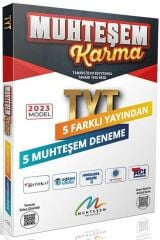 Muhteşem Karma 2023 YKS TYT 5 Farklı Yayın 5 Muhteşem Deneme Muhteşem Yayınları