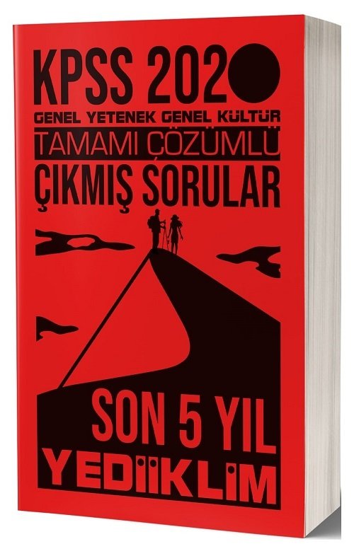 Yediiklim 2020 KPSS Genel Yetenek Genel Kültür Çıkmış Sorular Son 5 Yıl Çözümlü Yediiklim Yayınları