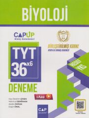 Çap Yayınları YKS TYT Biyoloji 36x6 UP Deneme Video Çözümlü Çap Yayınları