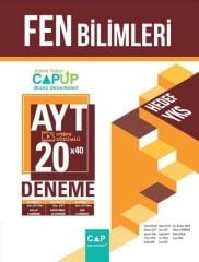 Çap Yayınları YKS AYT Fen Bilimleri 20x40 UP Deneme Video Çözümlü Çap Yayınları