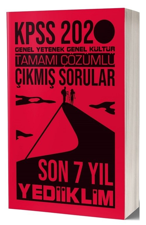 Yediiklim 2020 KPSS Genel Yetenek Genel Kültür Çıkmış Sorular Son 7 Yıl Çözümlü Yediiklim Yayınları