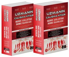 Akfon 2025 Uzmanın Çalışma Kitabı Konu Anlatımlı Soru Bankası 2 Kitap Set 10. Baskı Akfon Yayınları