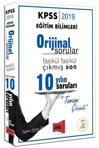 SÜPER FİYAT - Yargı 2019 KPSS Eğitim Bilimleri Orijinal Çıkmış Sorular Son 10 Yıl Çözümlü Fasikül Yargı Yayınları