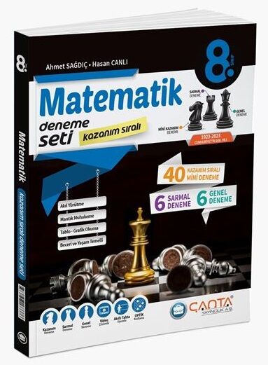 Çanta 8. Sınıf Matematik Kazanım Sıralı Deneme Seti Çanta Yayınları