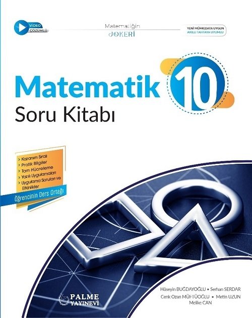 Palme 10. Sınıf Matematik Joker Soru Kitabı Palme Yayınları