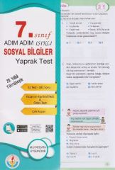 SÜPER FİYAT - Bilal Işıklı 7. Sınıf Sosyal Bilgiler Yaprak Test Adım Adım Işıklı Bilal Işıklı Yayınları