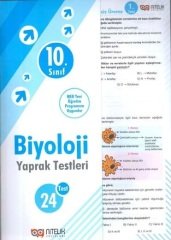 Nitelik 10. Sınıf Biyoloji Yaprak Test Nitelik Yayınları