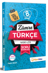 Hiper Zeka 8. Sınıf Zümre Türkçe Soru Bankası - Hasan Aksoy Hiper Zeka Yayınları